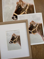 Load image into Gallery viewer, PREORDER “Dairy Cow” vertical print
